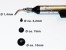 Vakuum Saugstift / Pipette / Aufnahmewerkzeug mit 3 Saugnpfen - ideal fr SMD Bausteine